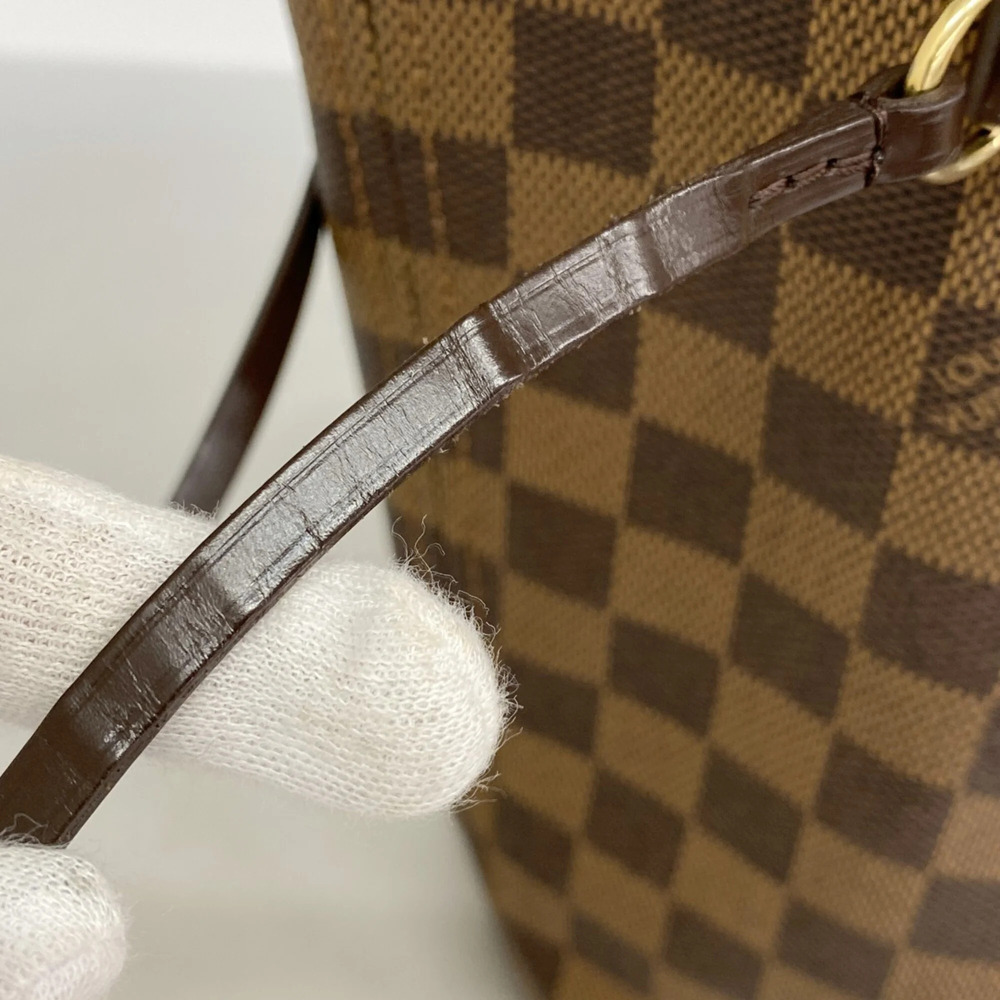 LOUIS VUITTON Brown Damier Neverfull MM Tote Bag - Picture 6 of 11